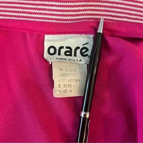 Vintage | Barbiecore 90s SS Button Down Polo - Bubblegum Pink / Sz M - Picture 7 of 9